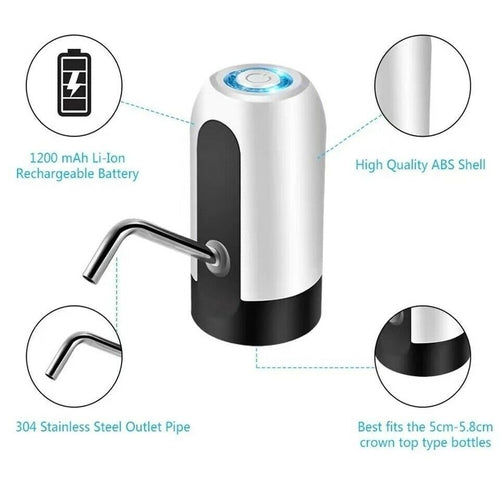 Water Bottle Electric Automatic Universal Dispenser 5 Gallon USB USB