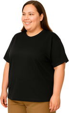 Misharen Pure Cotton Unisex Oversized T-Shirt, Short Sleeves, Dropped Shoulders for Men and Women