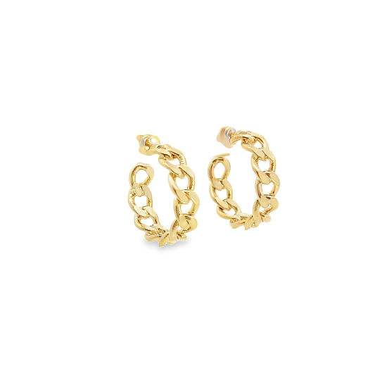 5mm Curb Style Mini Hoops (K191)