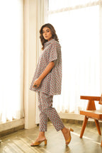 Trapeze Shirt Co-ord Set