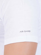 Round Neck Tshirt White Cotton Tshirt for men and women for summer breathable cool soft fine fabric