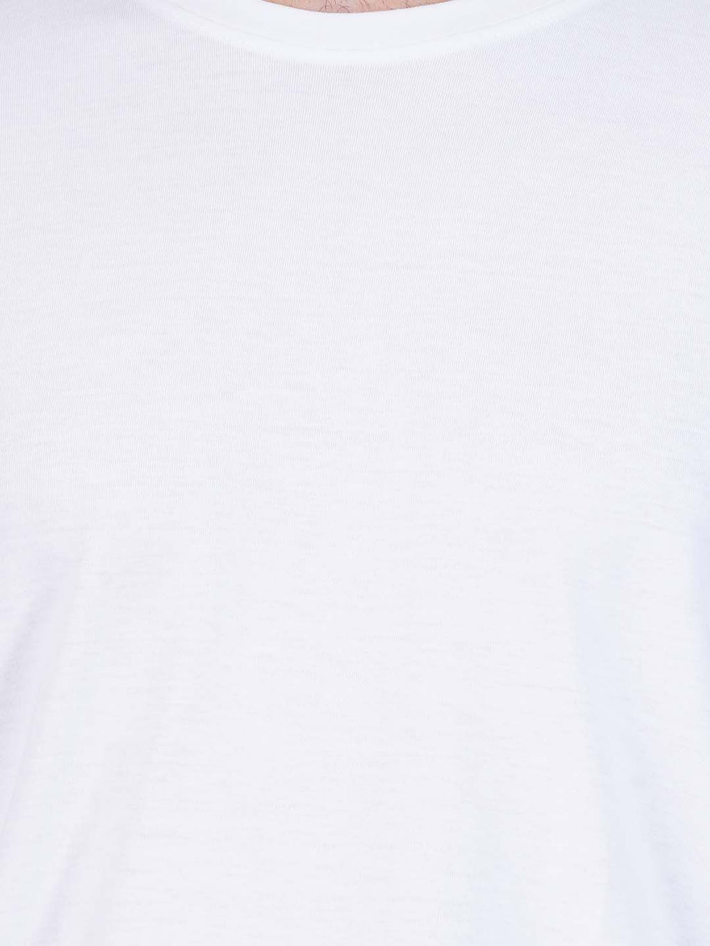 Round Neck Tshirt White Cotton Tshirt for men and women for summer breathable cool soft fine fabric