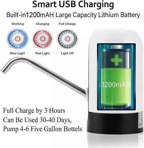Water Bottle Electric Automatic Universal Dispenser 5 Gallon USB USB