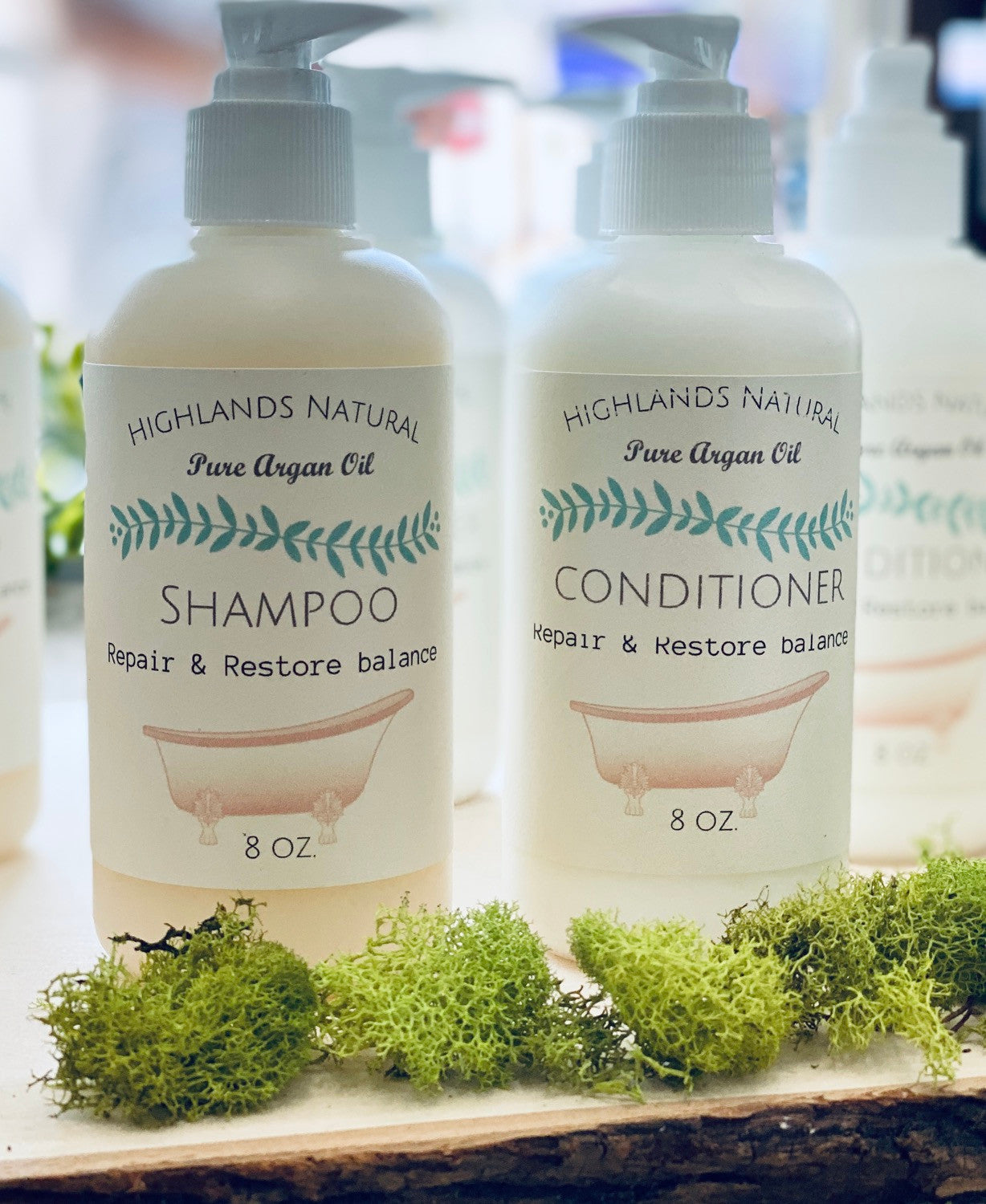 Árgan Oil shampoo & conditioner
